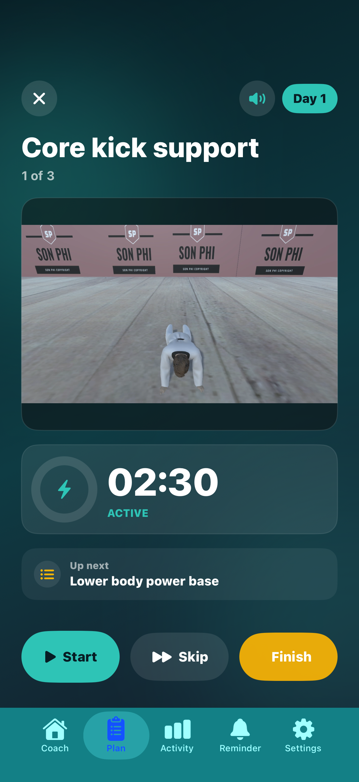 Live Workout Screen